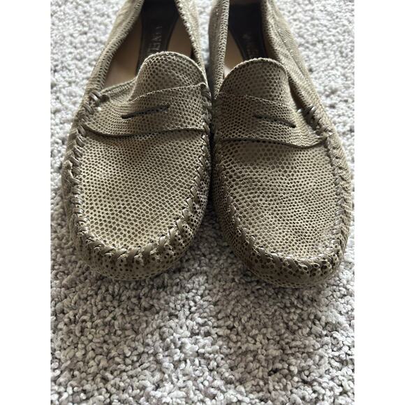 Vaneli Shoes Womens 7.5M Penny Loafers Green Slip On Casual Comfort Low Top Flat - Picture 3 of 11